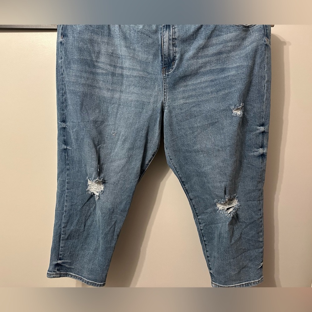 NYT ELOQUII Gena Fit Stretch Denim Mom Jeans, size 24 - Picture 2 of 4